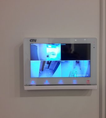 Видеодомофон ctv ahd установка Установка домофона CTV-DP4101 AHD