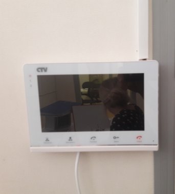 Контроль доступа Видеодомофон CTV DP2700IP Установка