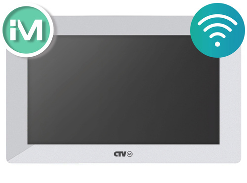 &nbsp;Монитор видеодомофона с WI-FI CTV-iM730 W Cloud 7